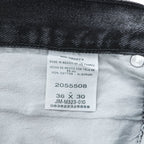 Lee ブラックデニムパンツ ジーンズ XL ブラック フェード RELAXED FIT ジッパーフライ 2055508