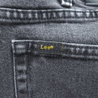 Lee ブラックデニムパンツ ジーンズ XL ブラック フェード RELAXED FIT ジッパーフライ 2055508
