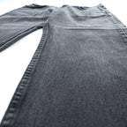 Lee ブラックデニムパンツ ジーンズ XL ブラック フェード RELAXED FIT ジッパーフライ 2055508