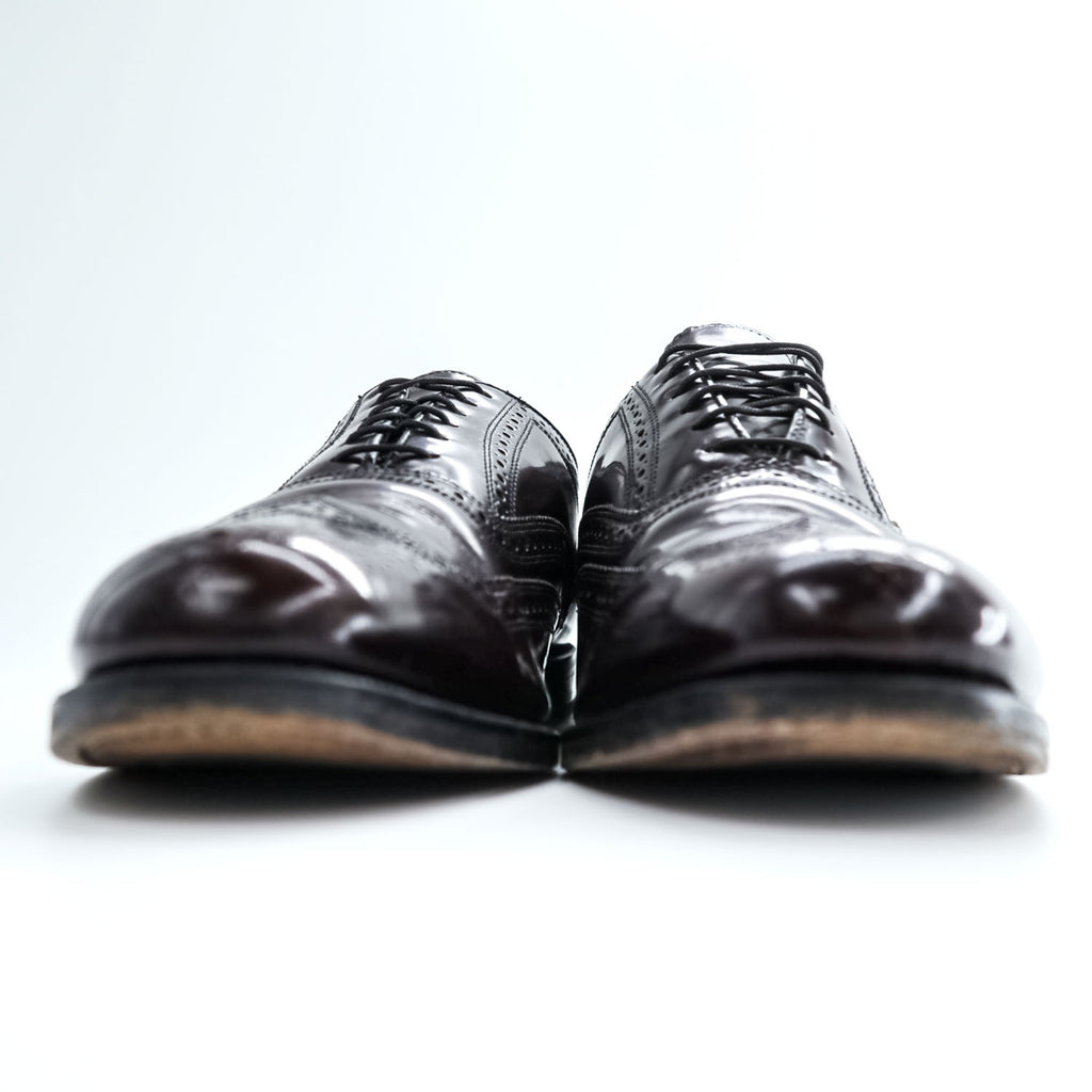 FLORSHEIM ウィングチップ レザー ドレスシューズ 革靴 27.5cm メダリオン フルブローグ Lexington 30300