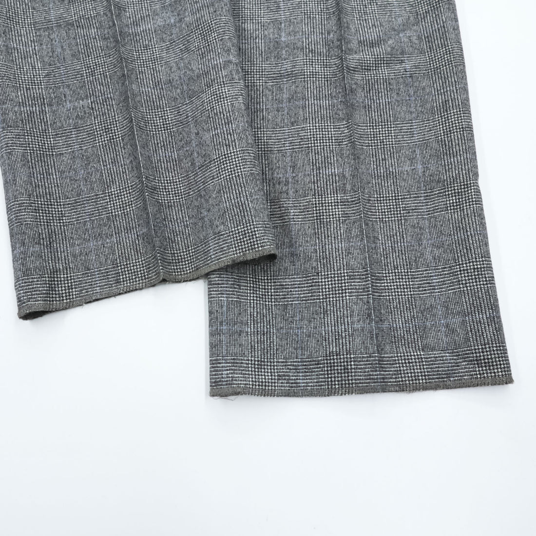 Brooks Brothers イタリア製 グレンチェック スラックス パンツ L グレー 千鳥格子 2タック プリーツ 未使用品 グレンチェック SUPER 110'S