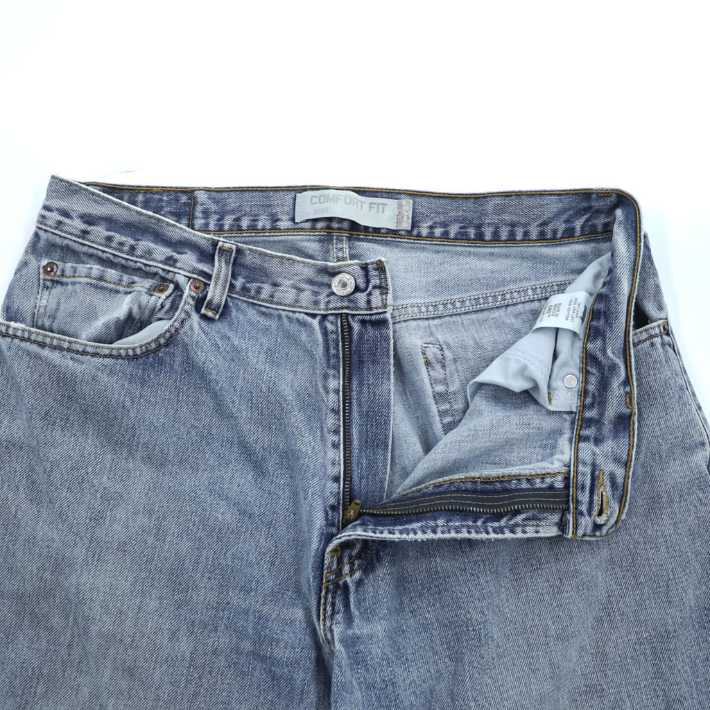 Levi's 00年代 ヴィンテージ 560 デニムパンツ ジーンズ L インディゴ COMFORT FIT USAモデル ジッパーフライ 005604886