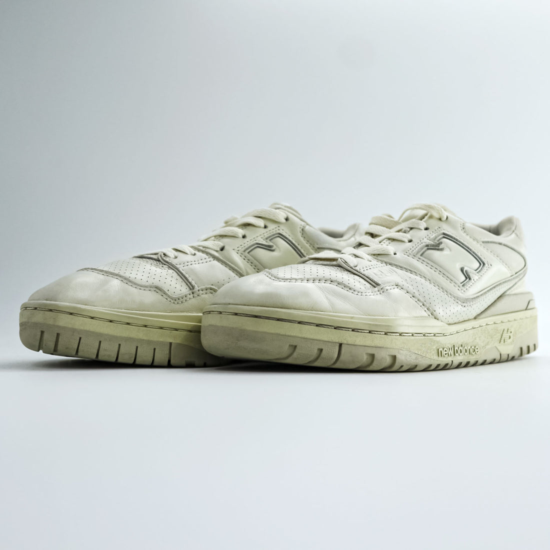 AURALEE × New Balance 550 スニーカー 26.5cm ピスタチオ エクリュ レザー BB550AR