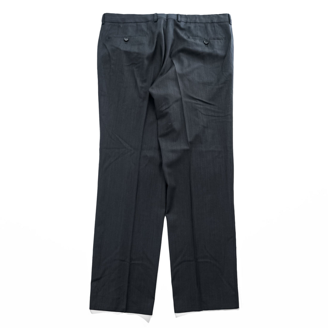 HUGO BOSS スラックス ストレッチ ドレスパンツ XL グレー センタープレス