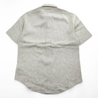 Brooks Brothers リネン 半袖シャツ L ベージュ 麻100% REGENT BAIRD McNUTT IRISH LINEN 未使用品 ボタンダウン