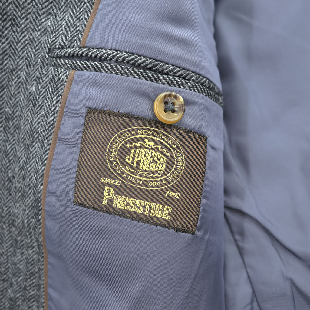 J.PRESS 日本製 セットアップ スーツ M グレー ツイード ヘリンボーン PRESSTIGE