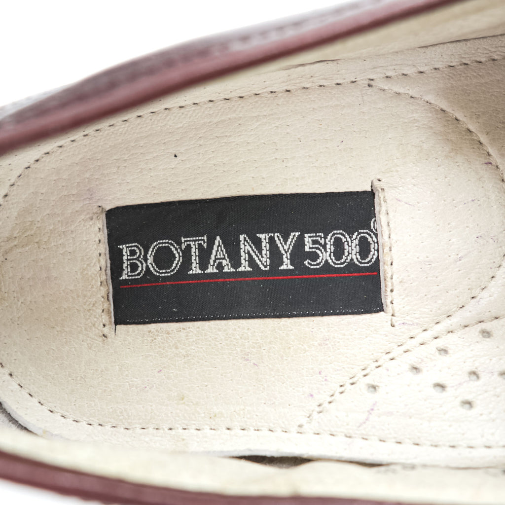 BOTANY 500 ヴィンテージ 90年代 レザー ローファー 28cm バーガンディ 革靴 スリッポン 688921