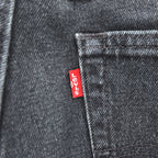 Levi's 505C ブラックデニム ジーンズ L ブラックフェード レザーパッチ ジッパーフライ 28427-0001