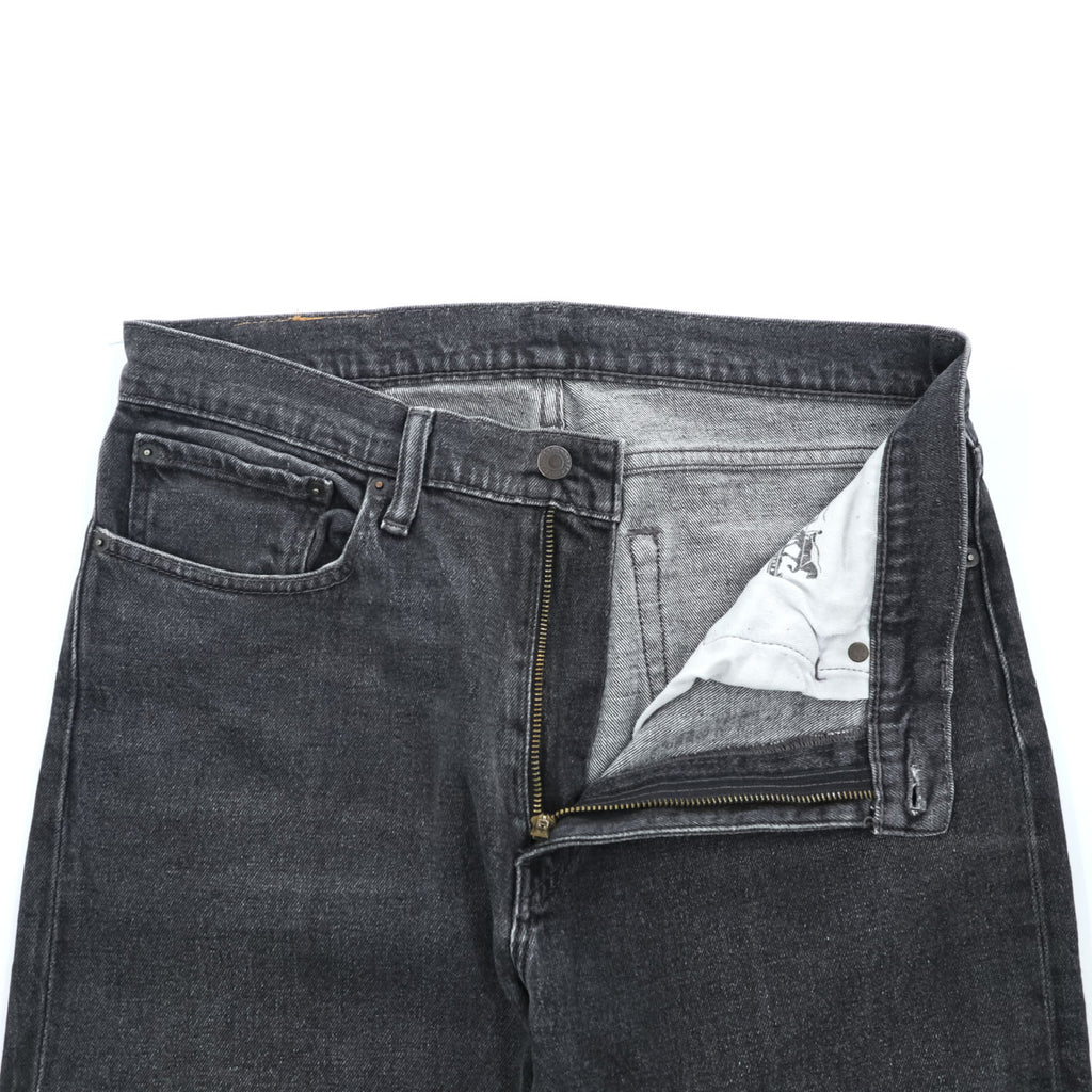 Levi's 505C ブラックデニム ジーンズ L ブラックフェード レザーパッチ ジッパーフライ 28427-0001