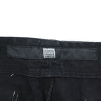 MARITHE + FRANCOIS GIRBAUD 00年代 シャトルショーツ ショートパンツ XL ブラック Taped Para Shuttle Short バギー カーゴ リーフグリーン テープ 8DP27N 未使用品