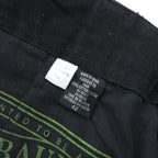 MARITHE + FRANCOIS GIRBAUD 00年代 シャトルショーツ ショートパンツ XL ブラック Taped Para Shuttle Short バギー カーゴ リーフグリーン テープ 8DP27N 未使用品