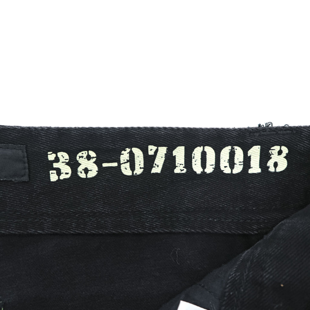 MARITHE + FRANCOIS GIRBAUD 00年代 シャトルショーツ ショートパンツ XL ブラック Taped Para Shuttle Short バギー カーゴ リーフグリーン テープ 8DP27N 未使用品