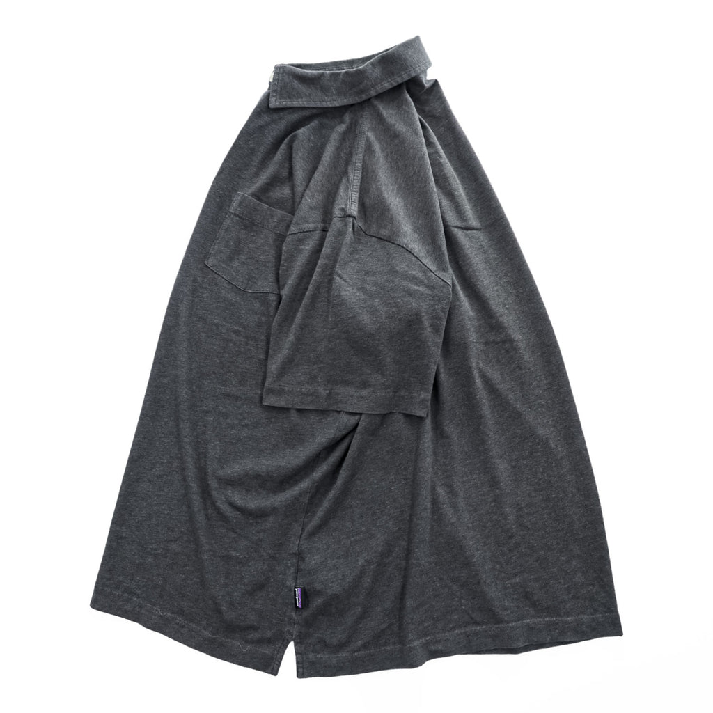 Patagonia オーガニックコットン 半袖 ポロシャツ L グレー Squeaky Clean Polo