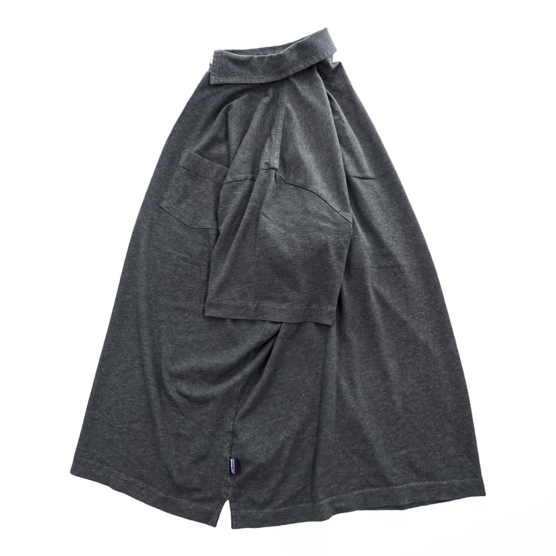 Patagonia オーガニックコットン 半袖 ポロシャツ L グレー Squeaky Clean Polo