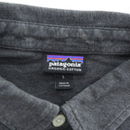 Patagonia オーガニックコットン 半袖 ポロシャツ L グレー Squeaky Clean Polo