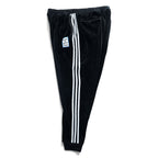adidas Originals x Have A Good Time Velour Track Pants Black 3 Stripe HAGT Men XL DZ9234