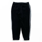 adidas Originals x Have A Good Time Velour Track Pants Black 3 Stripe HAGT Men XL DZ9234