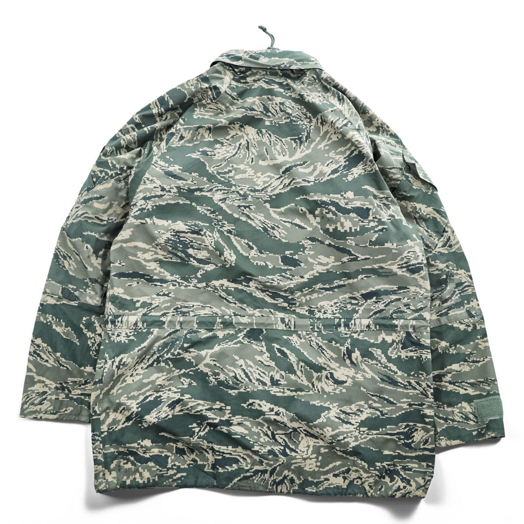 US AIR FORCE ゴアテックス GORE-TEX APECS ABUパーカー ミリタリージャケット 防水 ドローコード TENNIER INDUSTRIES デジタルタイガーカモ 8415-01-547-3518
