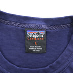 Patagonia 90年代 ヴィンテージ USA製 CAPILENE キャプリーン Tシャツ L ネイビー アウトドア