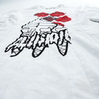 Stella McCartney THANKS GIRLS Graphic Dress T Shirt White Red Black Cotton Made in Portugal IT44