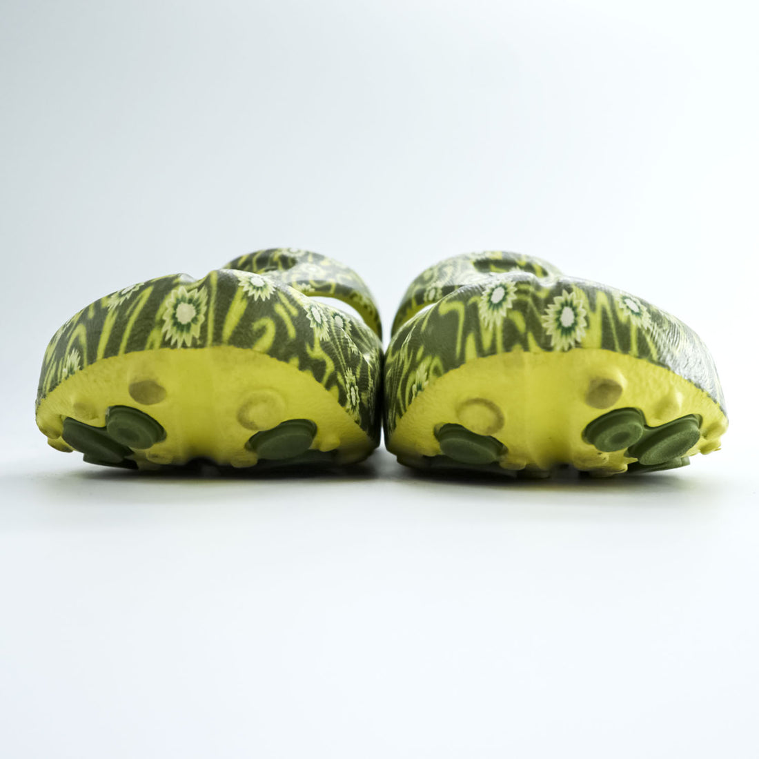 KEEN × GENTLE FULLNESS SHANTI ARTS Sandals US9 Yellow Green GF FLOWERS 1029396