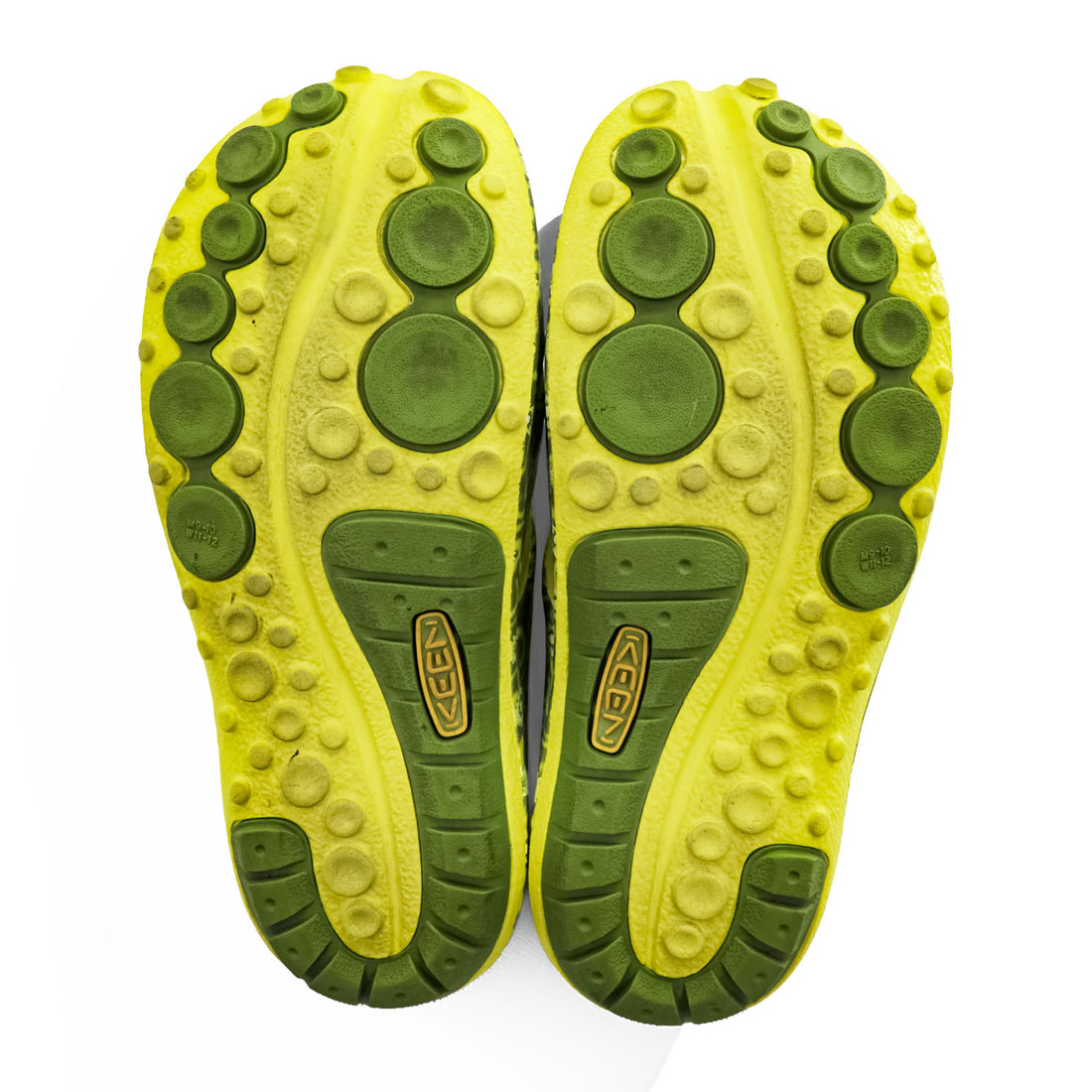 KEEN × GENTLE FULLNESS SHANTI ARTS Sandals US9 Yellow Green GF FLOWERS 1029396