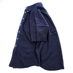 Brooks Brothers 346  半袖リネンシャツ L ネイビー 麻100% ボタンダウン