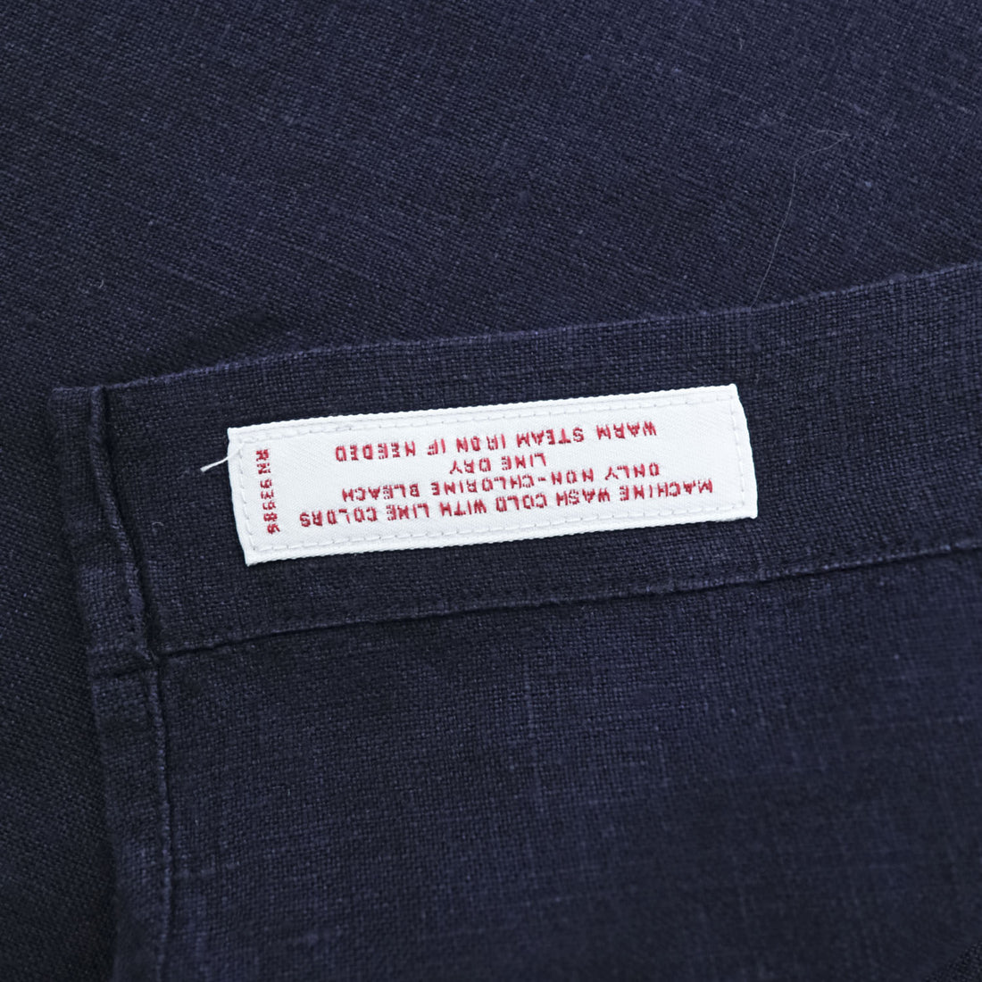 Brooks Brothers 346  半袖リネンシャツ L ネイビー 麻100% ボタンダウン