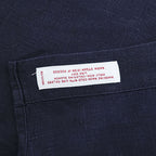 Brooks Brothers 346  半袖リネンシャツ L ネイビー 麻100% ボタンダウン