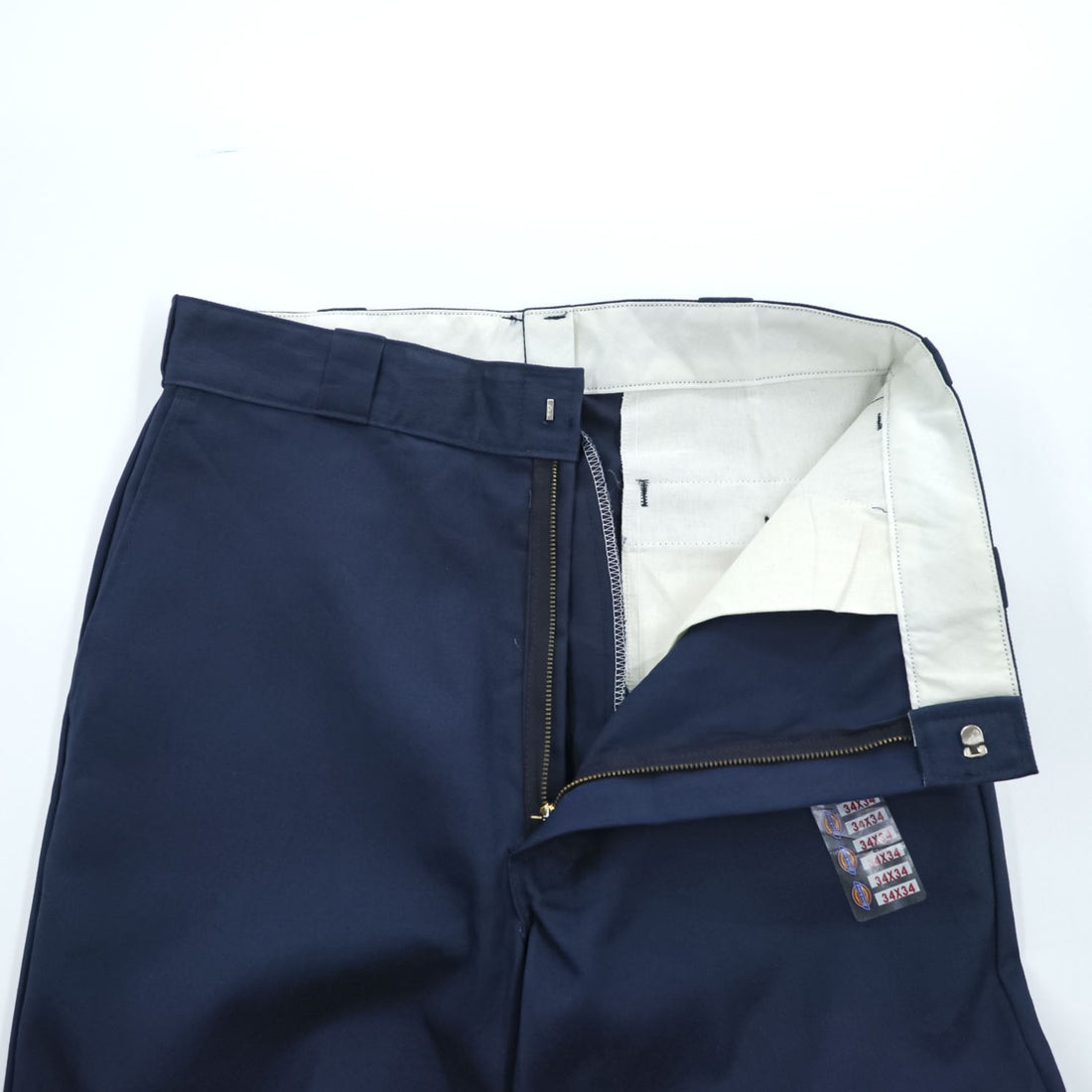 Dickies 90年代 USA製 デッドストック ヴィンテージ 874 チノ ワークパンツ L ネイビー TALONジップ 未使用品 デッドストック 874NV