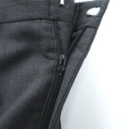 Brooks Brothers 80s Vintage USA-Made Slacks Pants, Size L, Gray, Wide Fit, 2-Tuck Pleats, Double Cuffs