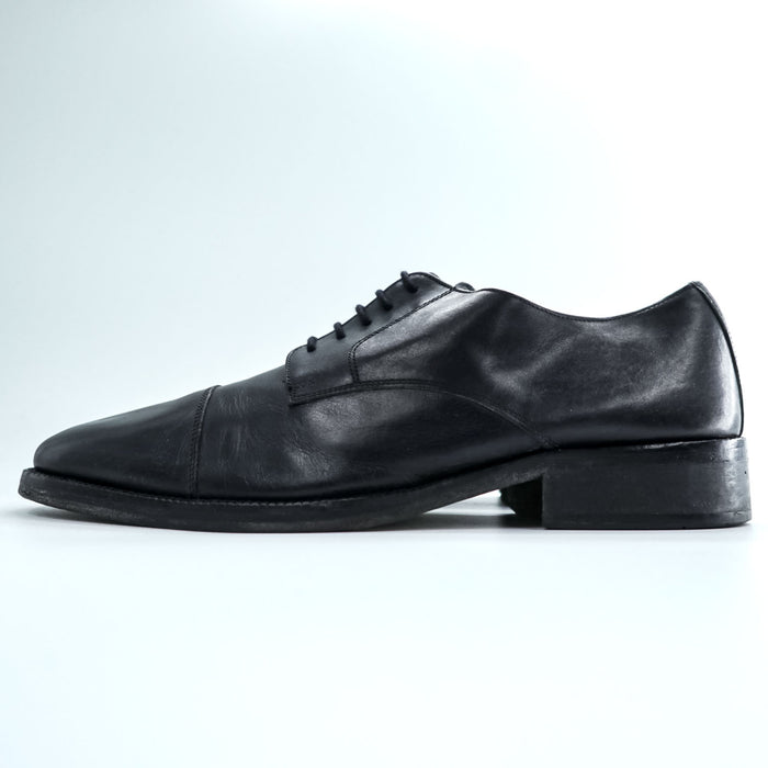 CLERGET CHAUSSURES ストレートチップ レザー ドレスシューズ 革靴 26cm ブラック 外羽根
