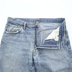 RRL Double RL Ralph Lauren 90s Ring Spun Denim Jeans Light Wash W35 Leather Patch