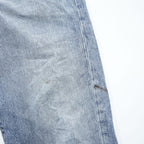 RRL Double RL Ralph Lauren 90s Ring Spun Denim Jeans Light Wash W35 Leather Patch