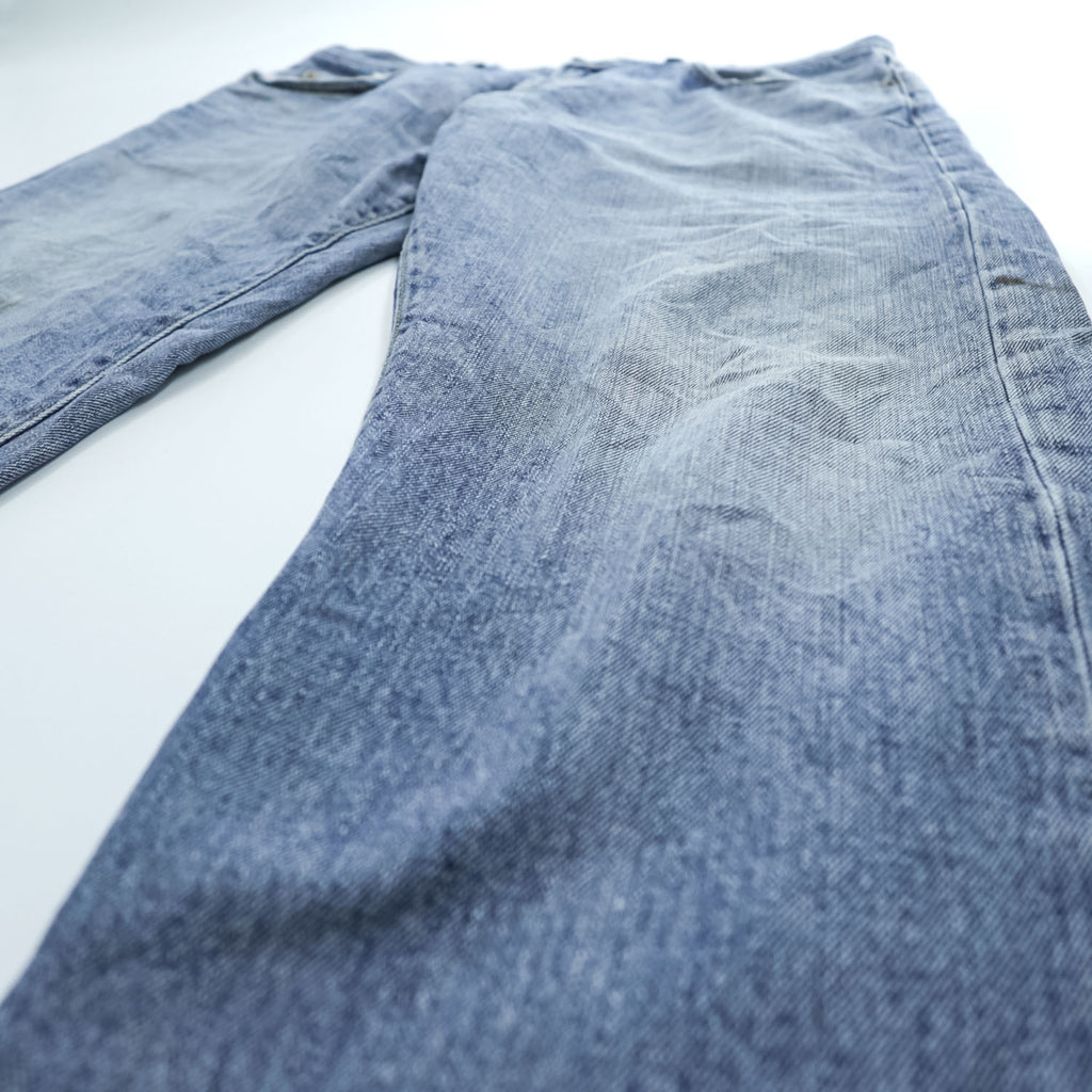 RRL Double RL Ralph Lauren 90s Ring Spun Denim Jeans Light Wash W35 Leather Patch