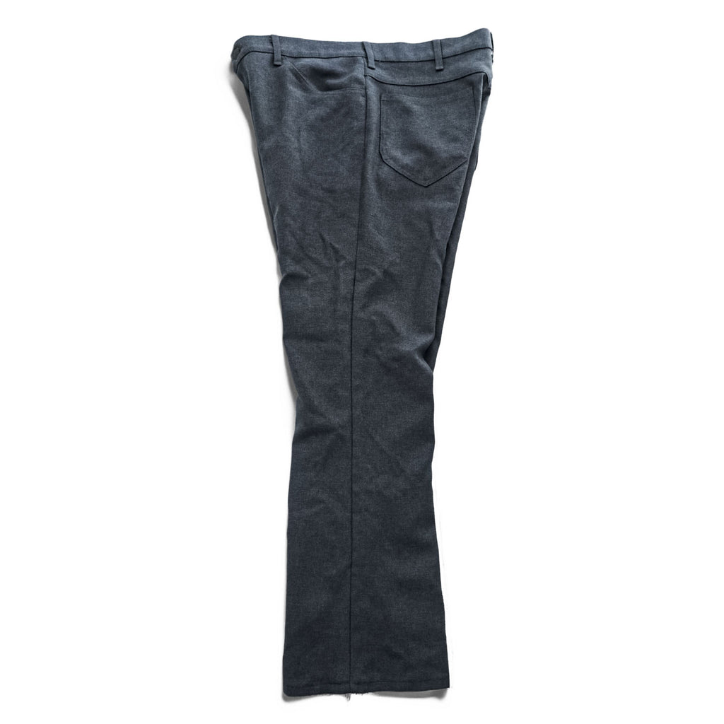 Lee 70年代 USA製 ヴィンテージ ブーツカット スラックス フレアパンツ L グレー  SCOVILLジップ 202-0803