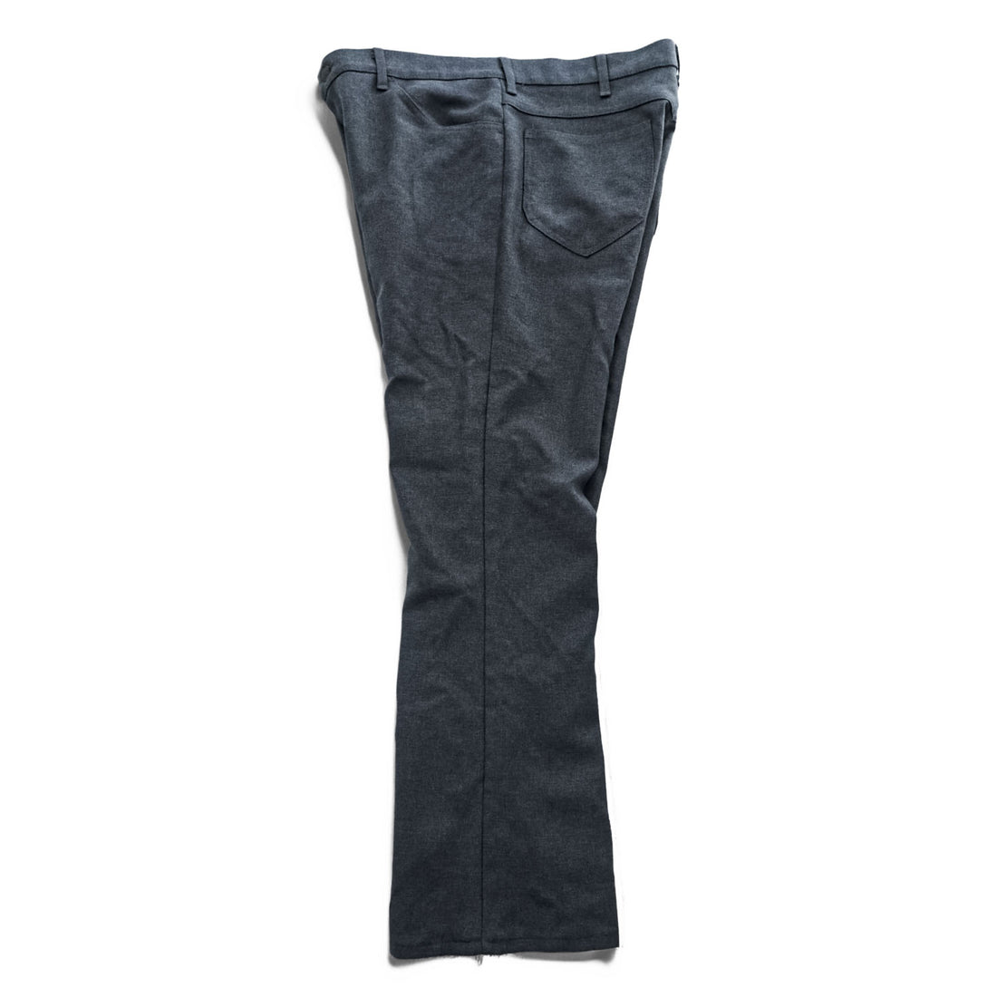 Lee 70年代 USA製 ヴィンテージ ブーツカット スラックス フレアパンツ L グレー  SCOVILLジップ 202-0803