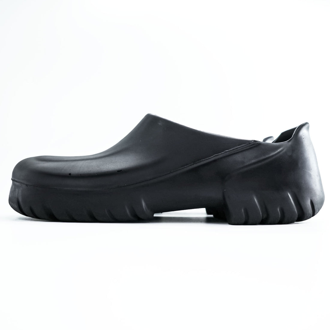 BIRKENSTOCK German-made PU clogs Sandals, US size 10, Black, Slip-On A630