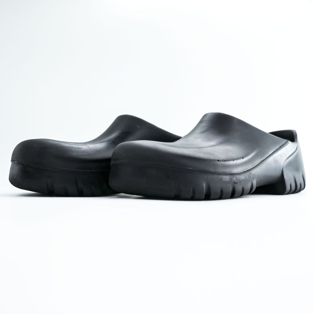 BIRKENSTOCK German-made PU clogs Sandals, US size 10, Black, Slip-On A630