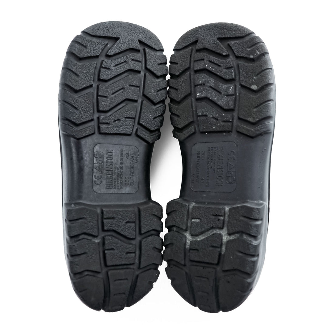 BIRKENSTOCK German-made PU clogs Sandals, US size 10, Black, Slip-On A630