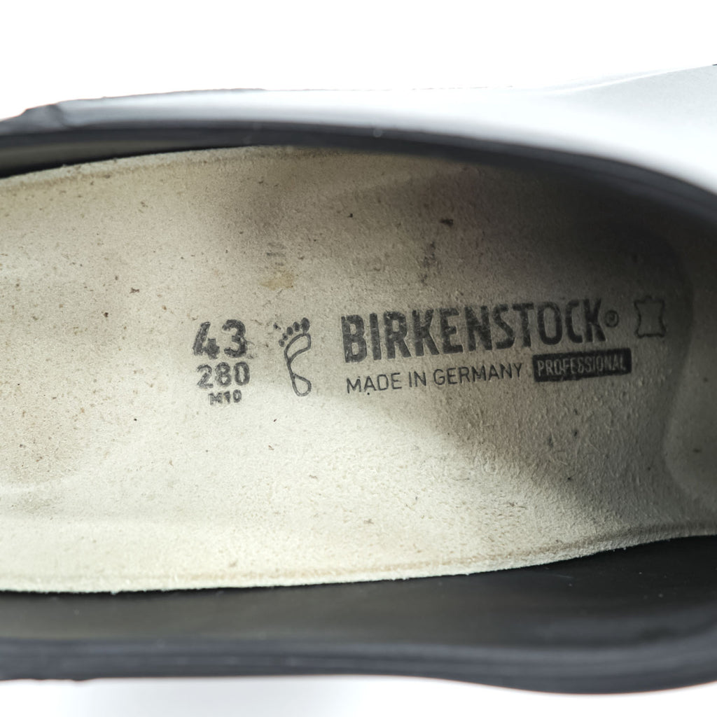 BIRKENSTOCK German-made PU clogs Sandals, US size 10, Black, Slip-On A630