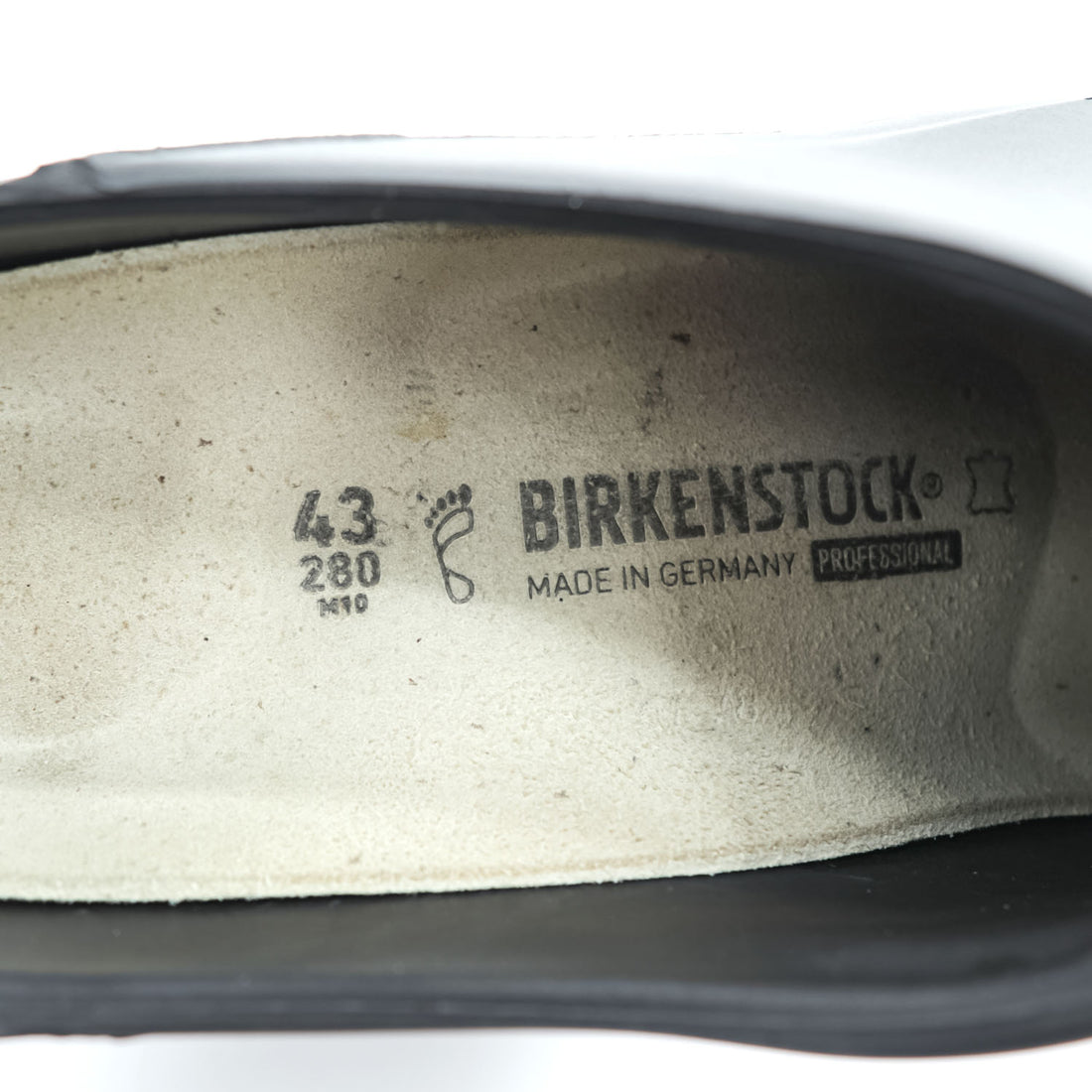 BIRKENSTOCK German-made PU clogs Sandals, US size 10, Black, Slip-On A630