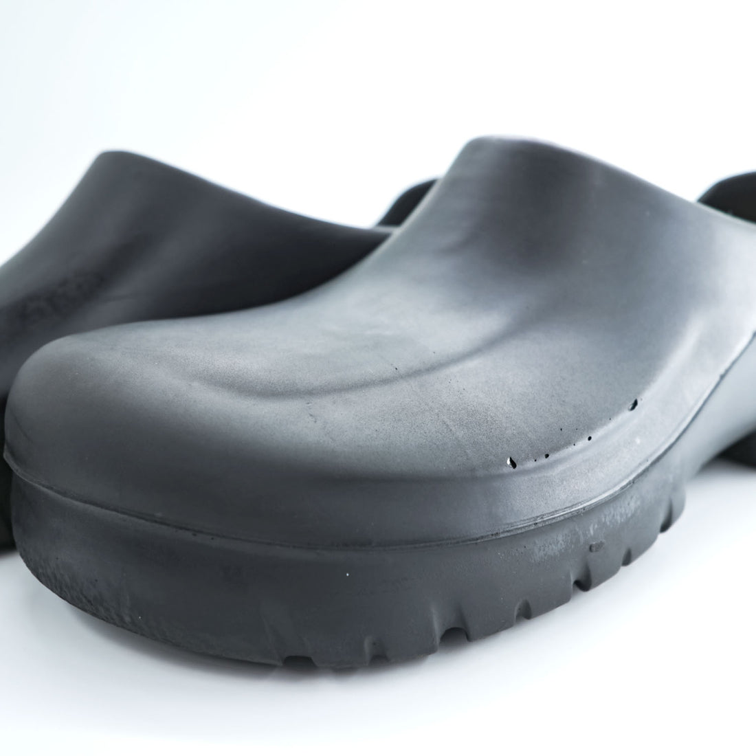 BIRKENSTOCK German-made PU clogs Sandals, US size 10, Black, Slip-On A630