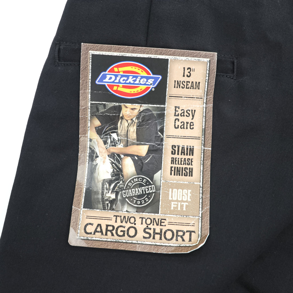 Dickies ショートパンツ ハーフ カーゴパンツ XL ブラック TWO TONE CARGO SHORT LOOSE FIT 未使用品 WR513BKCH
