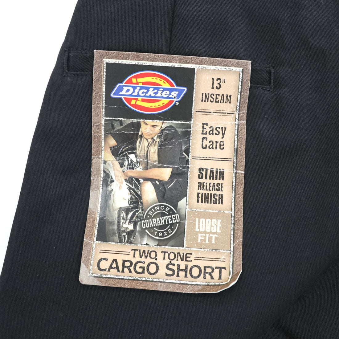 Dickies ショートパンツ ハーフ カーゴパンツ XL ブラック TWO TONE CARGO SHORT LOOSE FIT 未使用品 WR513BKCH