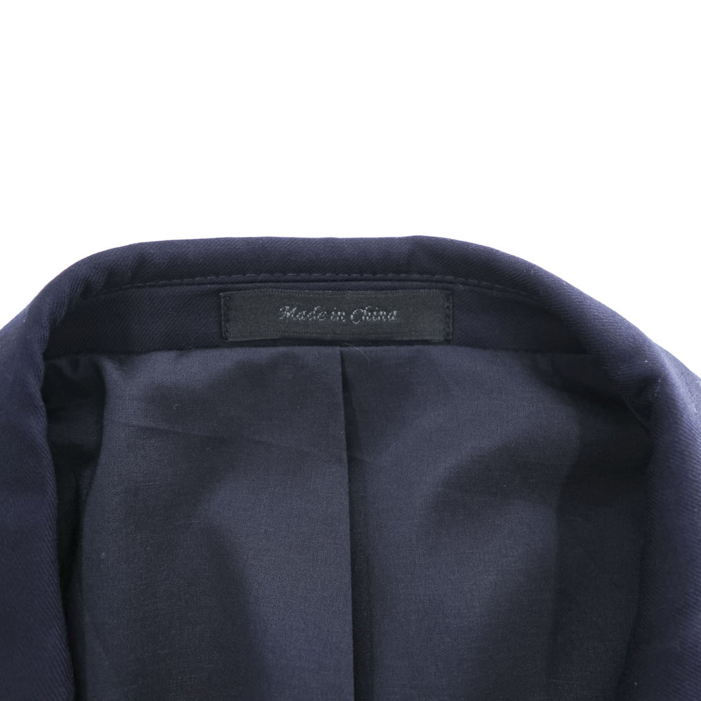 Lauren Ralph Lauren Men's Navy Wool Blazer 44S Short Gold Crest Buttons 2-Button Macy's