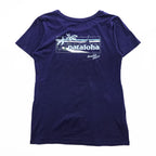 Patagonia パタロハ Pataloha USA製 Tシャツ S ネイビー ハワイ バックプリント 38880