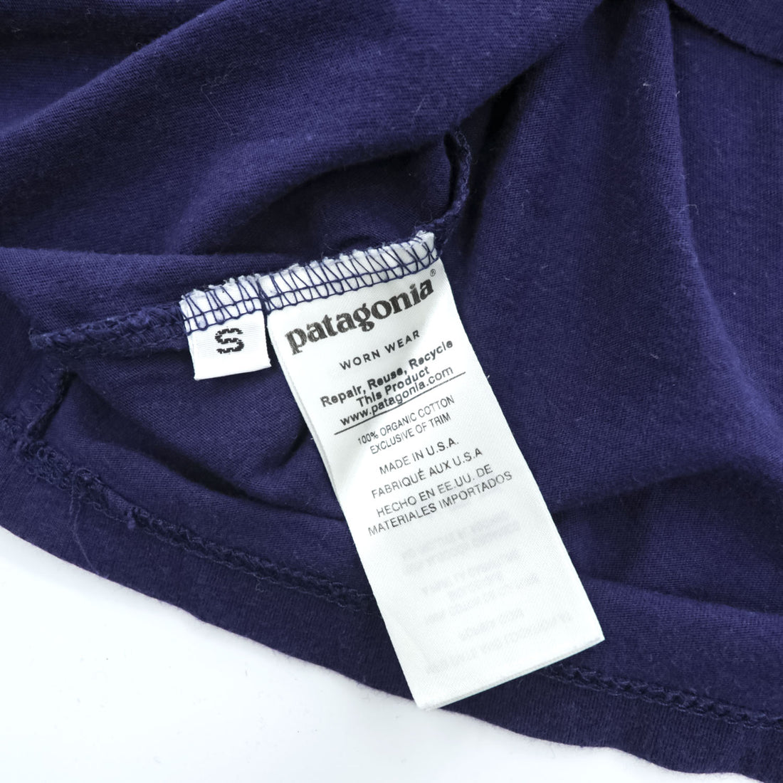 Patagonia パタロハ Pataloha USA製 Tシャツ S ネイビー ハワイ バックプリント 38880