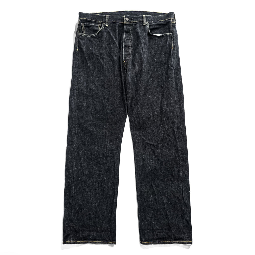 Levi's 501 リジッド デニムパンツ ジーンズ XL ダークインディゴ 濃紺 ブラック ボタンフライ 00501-0226