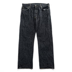Levi's 501 リジッド デニムパンツ ジーンズ XL ダークインディゴ 濃紺 ブラック ボタンフライ 00501-0226